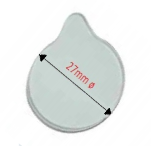 SensorTack® Ready+ Sensor pad Type 2-1 silicone 13360151