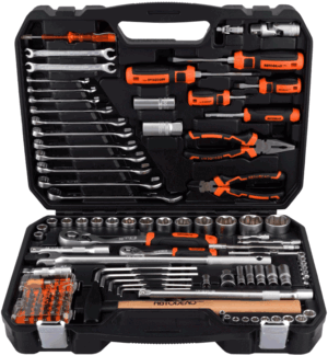 Autodelo 39807 instrumentu komplekts 110 gabali koferī