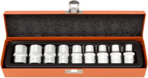 ALT: Torx® muciņu komplekts 1/2″ — E10–E24 kompaktā līnijā