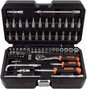 Autodelo 39866 instrumentu komplekts 115 gab. ar kombinētajām atslēgām un tirkšķiem