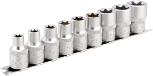 Muciņu komplekts Torx® 1/2"