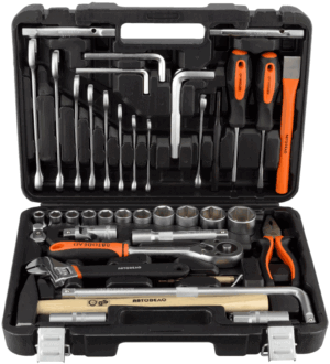 Automašīnu instrumentu komplekts 41 pr. 1/2"DR