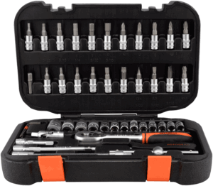 Instrumentu komplekts 46 pr. 1/4"DR